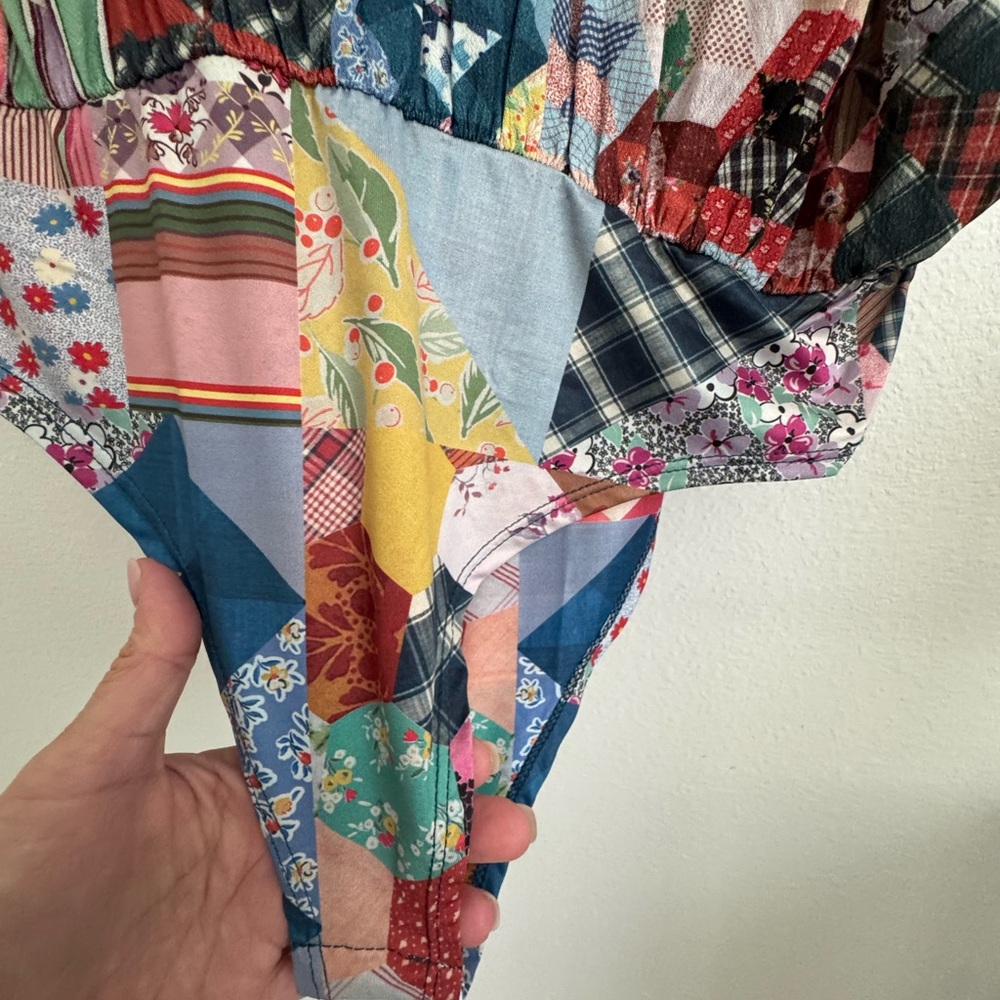 Desigual Multicolor Patchwork Top - Picture 4 of 5